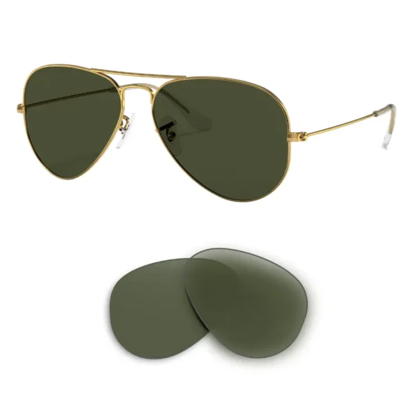 Ersatzgläser für Ray-Ban RB3025 Aviator Large Metal