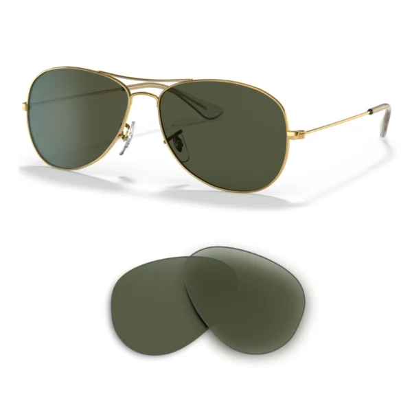 Lentes de repuesto para Ray-Ban RB3362 COCKPIT