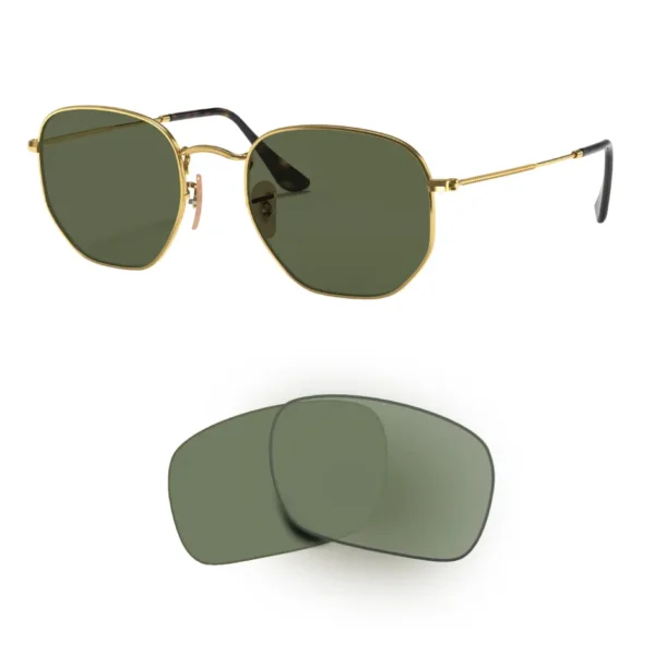 Lentes de repuesto para Ray-Ban RB3548N HEXAGONAL