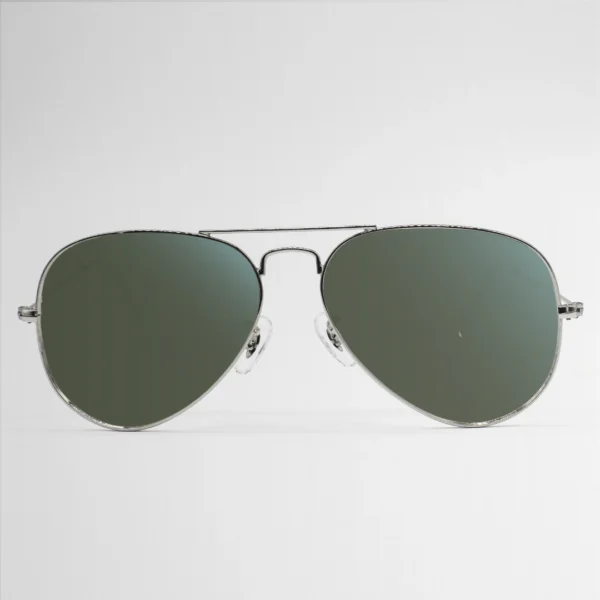 SR3025  argent Aviator Lunettes de soleil